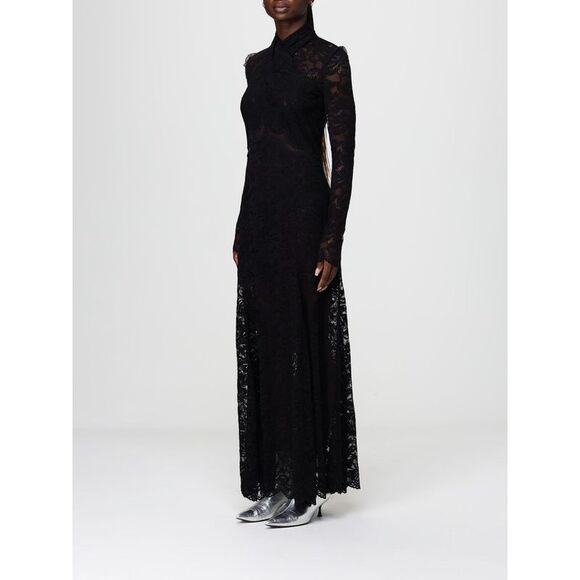 Rabanne Dress Woman Black - Picture 3 of 4